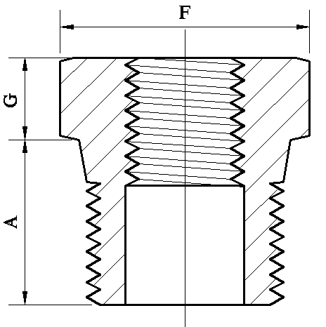 ASME B16.11 Hex Head Bushing